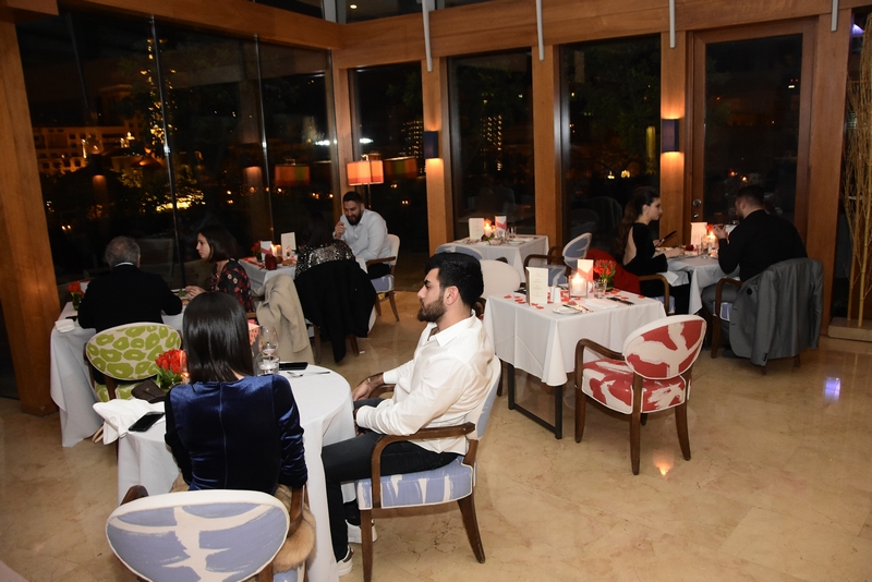 Love at le gray with an enchanting dinner at Indigo on the Roof